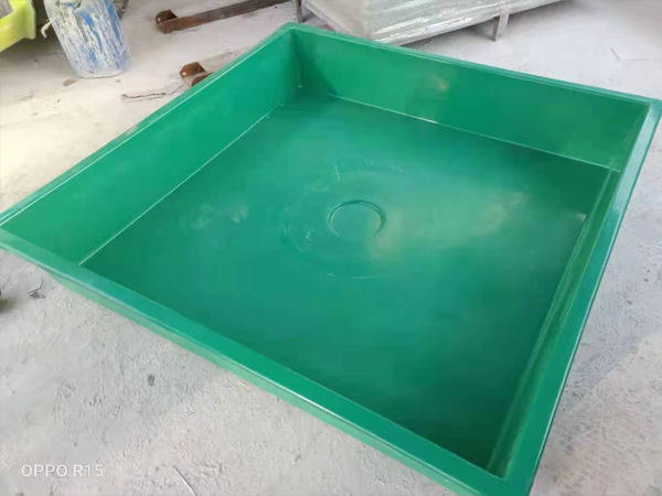 玻璃钢方形鱼盆,玻璃钢养鱼盆